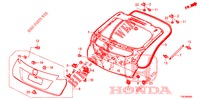 PANEL DE PUERTA TRASERA(2D)  para Honda CIVIC DIESEL 1.6 EXECUTIVE 5 Puertas 6 velocidades manual 2013