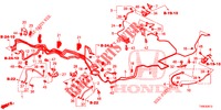LINEAS DE FRENO (DIESEL) (LH) para Honda CIVIC DIESEL 1.6 EXECUTIVE 5 Puertas 6 velocidades manual 2014