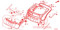 PANEL DE PUERTA TRASERA(2D)  para Honda CIVIC DIESEL 1.6 EXECUTIVE 5 Puertas 6 velocidades manual 2014