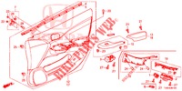 RECUBRIMIENTO DE PUERTA (LH) para Honda CIVIC DIESEL 1.6 EXECUTIVE 5 Puertas 6 velocidades manual 2014