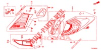 LUZ TRASERA/LUZ DE LICENCIA (PGM FI)  para Honda CIVIC 1.8 EXECUTIVE 5 Puertas 6 velocidades manual 2015