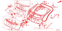 PANEL DE PUERTA TRASERA(2D)  para Honda CIVIC 1.8 EXECUTIVE 5 Puertas 6 velocidades manual 2015