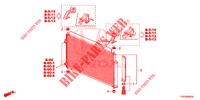 ACONDICIONADOR DE AIRE (CONDENSATEUR) para Honda CIVIC 1.8 EXECUTIVE 5 Puertas 6 velocidades manual 2012