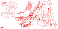 ASIENTO DELANTERO/CINTURONES DE SEGURIDAD (D.) (LH) para Honda CIVIC 1.8 EXECUTIVE 5 Puertas 6 velocidades manual 2012