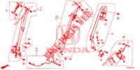 ASIENTO DELANTERO/CINTURONES DE SEGURIDAD  para Honda CIVIC 1.8 EXECUTIVE 5 Puertas 6 velocidades manual 2012