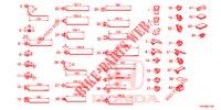 BANDA DE JUEGO DE CABLES/SOPORTE(RH)  para Honda CIVIC 1.8 EXECUTIVE 5 Puertas 6 velocidades manual 2012