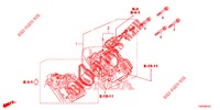 CUERPO MARIPOSA GASES (1.8L) para Honda CIVIC 1.8 EXECUTIVE 5 Puertas 6 velocidades manual 2012