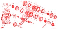 EJE PRINCIPAL  para Honda CIVIC 1.8 EXECUTIVE 5 Puertas 6 velocidades manual 2012