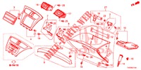 GUARNICION DE INSTRUMENTO (COTE DE PASSAGER) (LH) para Honda CIVIC 1.8 EXECUTIVE 5 Puertas 6 velocidades manual 2012