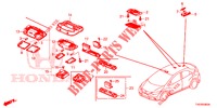 LUZ INTERIOR  para Honda CIVIC 1.8 EXECUTIVE 5 Puertas 6 velocidades manual 2012