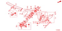 LUZ TRASERA/LUZ DE LICENCIA (PGM FI)  para Honda CIVIC 1.8 EXECUTIVE 5 Puertas 6 velocidades manual 2012