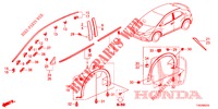 MOLDURA/PROTECTOR  para Honda CIVIC 1.8 EXECUTIVE 5 Puertas 6 velocidades manual 2012