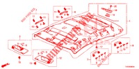 RECUBRIMIENTO DE TECHO  para Honda CIVIC 1.8 EXECUTIVE 5 Puertas 6 velocidades manual 2012