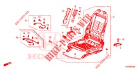 ASIENTO DEL. (D.) (SIEGE REGLAGE MANUEL) (1) para Honda CIVIC  1.0 COMFORT 5 Puertas 6 velocidades manual 2017