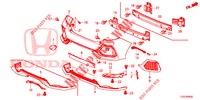 PARAGOLPES TRASERO  para Honda CIVIC  1.0 COMFORT 5 Puertas 6 velocidades manual 2017