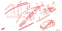 PARRILLA DELANTERA/MOLDURA  para Honda CIVIC 1.0 EXECUTIVE NAVI 5 Puertas 6 velocidades manual 2017