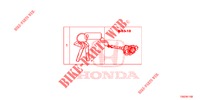 CILINDRO DE CHAVETA (INTELLIGENT) para Honda CIVIC 1.0 EXCLUSIVE NAVI 5 Puertas 6 velocidades manual 2017