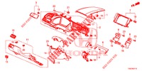 GUARNICION DE INSTRUMENTO (COTE DE CONDUCTEUR) (LH) para Honda CIVIC 1.0 MID 5 Puertas 6 velocidades manual 2018