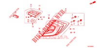 LUZ TRASERA/LUZ DE LICENCIA (PGM FI)  para Honda CIVIC 1.0 MID 5 Puertas 6 velocidades manual 2018