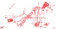 CERRADURAS PUERTA TRAS./MANIJA EXTERIOR  para Honda CIVIC 1.8 EXECUTIVE TUNER LESS 5 Puertas 5 velocidades automática 2013