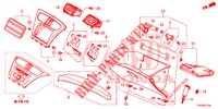 GUARNICION DE INSTRUMENTO (COTE DE PASSAGER) (LH) para Honda CIVIC 1.8 EXECUTIVE TUNER LESS 5 Puertas 5 velocidades automática 2013