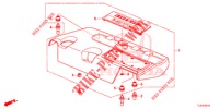 CUBIERTA DE MOTOR (DIESEL) para Honda ACCORD TOURER 2.0 S 5 Puertas 6 velocidades manual 2015