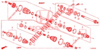 EJE DE IMPULSION DEL./EJE MEDIO (DIESEL) para Honda ACCORD TOURER 2.0 S 5 Puertas 6 velocidades manual 2015