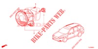 LAMPARA ANTINIEBLA  para Honda ACCORD TOURER 2.0 ELEGANCE 5 Puertas 6 velocidades manual 2015