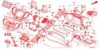 GUARNICION DE INSTRUMENTO (COTE DE PASSAGER) (LH) para Honda ACCORD TOURER 2.0 ELEGANCE PACK 5 Puertas 6 velocidades manual 2015