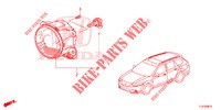 LAMPARA ANTINIEBLA  para Honda ACCORD TOURER 2.0 ELEGANCE PACK 5 Puertas 6 velocidades manual 2015