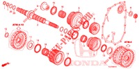 EJE SECUNDARIO  para Honda ACCORD TOURER 2.0 S 5 Puertas 5 velocidades automática 2015
