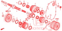 EJE SECUNDARIO  para Honda ACCORD TOURER 2.0 ELEGANCE 5 Puertas 5 velocidades automática 2015