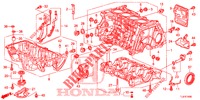 BLOQUE DE CILINDRO/COLECTOR DE ACEITE (2.0L) para Honda ACCORD TOURER 2.4 S 5 Puertas 6 velocidades manual 2015