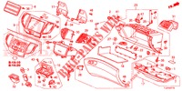 GUARNICION DE INSTRUMENTO (COTE DE PASSAGER) (LH) para Honda ACCORD TOURER 2.4 S 5 Puertas 6 velocidades manual 2015