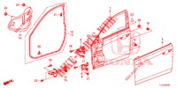 PANELES DE PUERTA DEL.(2D)  para Honda ACCORD TOURER 2.4 S 5 Puertas 6 velocidades manual 2015