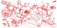 GUARNICION DE INSTRUMENTO (COTE DE PASSAGER) (LH) para Honda ACCORD TOURER DIESEL 2.2 COMFORT 5 Puertas 5 velocidades automática 2015
