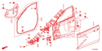 PANELES DE PUERTA DEL.(2D)  para Honda ACCORD TOURER DIESEL 2.2 ELEGANCE 5 Puertas 6 velocidades manual 2015