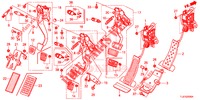 PEDAL (LH) para Honda ACCORD TOURER DIESEL 2.2 ELEGANCE 5 Puertas 6 velocidades manual 2015