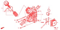 CAJA FILTRO ACEITE (DIESEL) para Honda ACCORD TOURER DIESEL 2.2 ELEGANCE PACK 5 Puertas 6 velocidades manual 2015