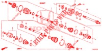 EJE DE IMPULSION DEL./EJE MEDIO (DIESEL) para Honda ACCORD TOURER DIESEL 2.2 ELEGANCE PACK 5 Puertas 6 velocidades manual 2015