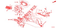 GUARNICION DE INSTRUMENTO (COTE DE CONDUCTEUR) (LH) para Honda ACCORD TOURER DIESEL 2.2 ELEGANCE PACK 5 Puertas 6 velocidades manual 2015