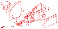 PANELES DE PUERTA DEL.(2D)  para Honda ACCORD TOURER DIESEL 2.2 ELEGANCE PACK 5 Puertas 6 velocidades manual 2015