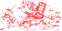 ASIENTO DEL. (G.) (SIEGE ENTIEREMENT MOTORISE) (2) para Honda ACCORD TOURER DIESEL 2.2 LUXURY 5 Puertas 6 velocidades manual 2015