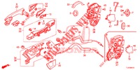 CERRADURAS PUERTA TRAS./MANIJA EXTERIOR  para Honda ACCORD TOURER DIESEL 2.2 LUXURY 5 Puertas 6 velocidades manual 2015