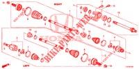 EJE DE IMPULSION DEL./EJE MEDIO (DIESEL) para Honda ACCORD TOURER DIESEL 2.2 LUXURY 5 Puertas 6 velocidades manual 2015