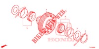 ENGRANAJE DIFERENCIAL (DIESEL) para Honda ACCORD TOURER DIESEL 2.2 LUXURY 5 Puertas 6 velocidades manual 2015