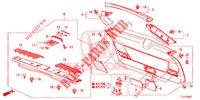 RECUBRIMIENTO PUERTA TR./ RECUBRIMIENTO DE PANEL(2D)  para Honda ACCORD TOURER DIESEL 2.2 LUXURY 5 Puertas 6 velocidades manual 2015