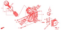 CAJA FILTRO ACEITE (DIESEL) para Honda ACCORD TOURER DIESEL 2.2 LUXURY H 5 Puertas 6 velocidades manual 2015