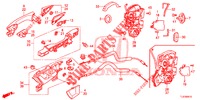 CERRADURAS PUERTA TRAS./MANIJA EXTERIOR  para Honda ACCORD TOURER DIESEL 2.2 LUXURY H 5 Puertas 6 velocidades manual 2015