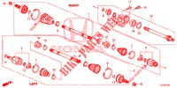 EJE DE IMPULSION DEL./EJE MEDIO (DIESEL) para Honda ACCORD TOURER DIESEL 2.2 LUXURY H 5 Puertas 6 velocidades manual 2015